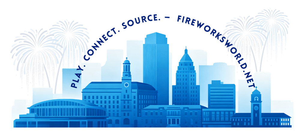 Fireworksworld city decoration